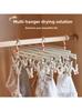 Plastic Sock Drying Rack Multi-Purpose Laundry Clamp Clothesline Holder Home Organization Bedroom Storage Rack for Socks