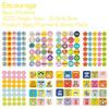 8 Sheets Creative Motivational Stickers for Classroom, Laptop, and Phone
