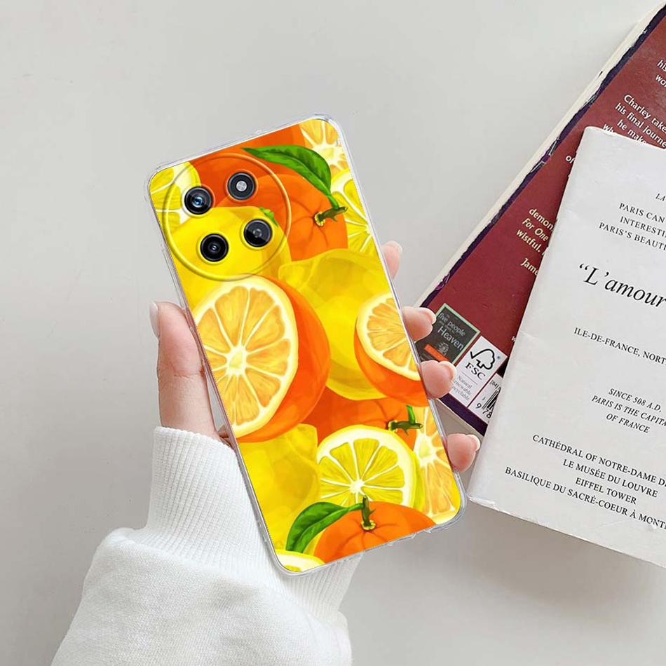For Realme 11 4G Case Cute Fashion Patterns Clear Silicone Soft TPU Phone Back Cover For Realme 11 Realme11 4G 2023 Funda Bumper
