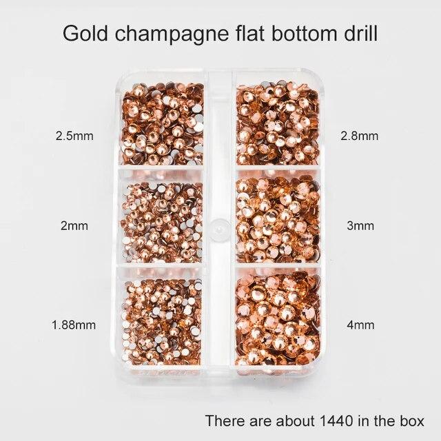 

1 коробка смешанных размеров ss6-ss20 стекло без горячей фиксации стразы с плоской задней частью хрустальный камень стразы блестят бриллианты для ногтей для одежды «сделай сам»