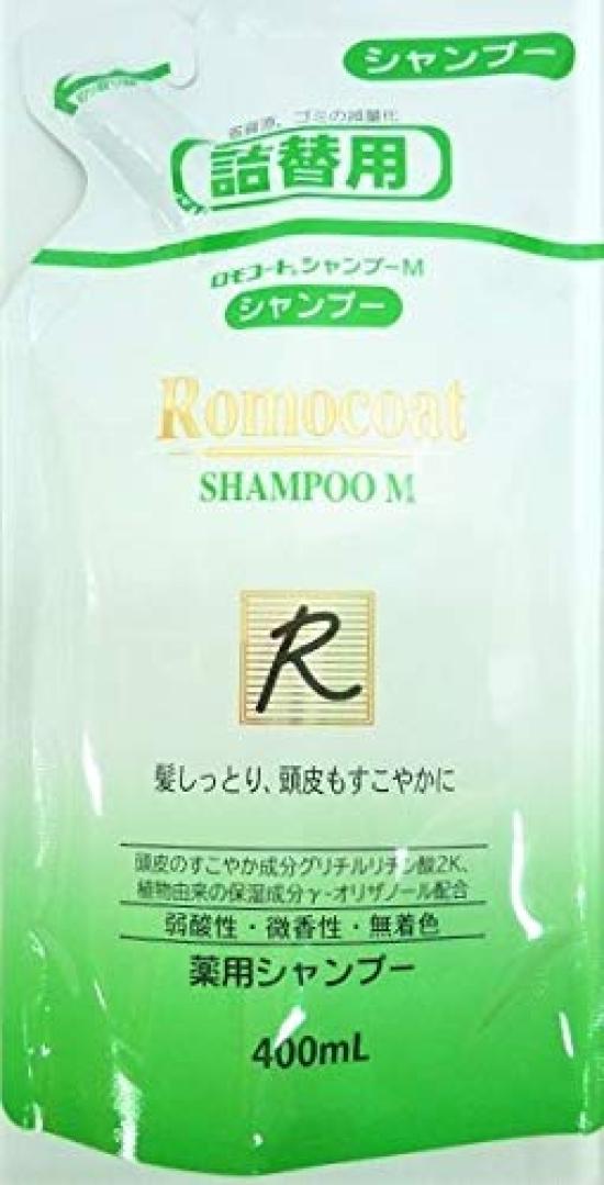 

Zenyaku Kogyo Romocoat Shampoo M Refill (400mL) Medicated Shampoo for Dandruff and Itching Refill [Quasi-drug]