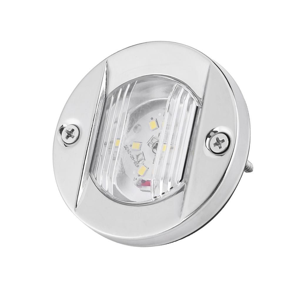 12V Marine Boat Light 304 Stainless Steel Housing Stern Light LED Navigation Light  Boat Transom