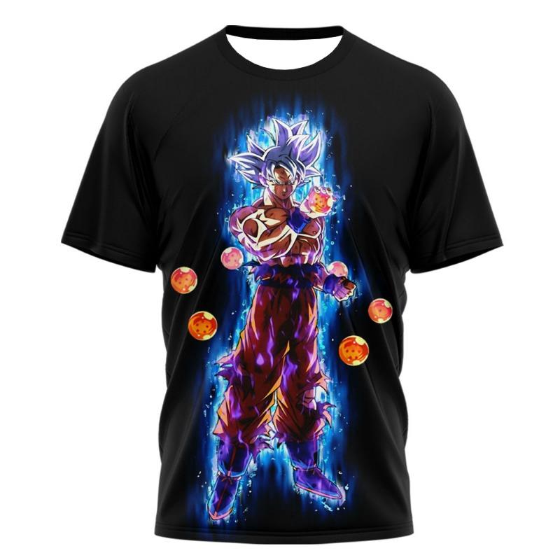 New Dragon Ball Anime Vegeta Manga Panel 3D Print T-shirt Unisex