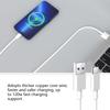 5A Fast Charging Cable USB Male To USB C Male Power Cable Cord for Tablets Phones Quick Charging Data Wire