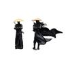 50mm Resin Mini Figuren Modell Antike Japanische Chinesische Ninja Samurai Krieger Modellierung Cool Miniatur Auto Dekoration Geschenke