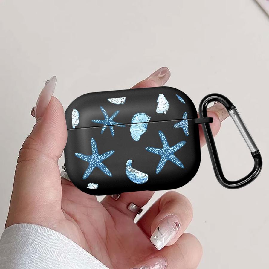 Ocean Shell Stars Case For Airpods Pro 3 Pro2 2 1 Pro3 4 Earphone Cases Cover