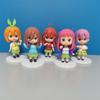 5pcs/Set Anime The Quintessential Quintuplets PVC Figure Model Toy Doll Kid Gifts 9cm