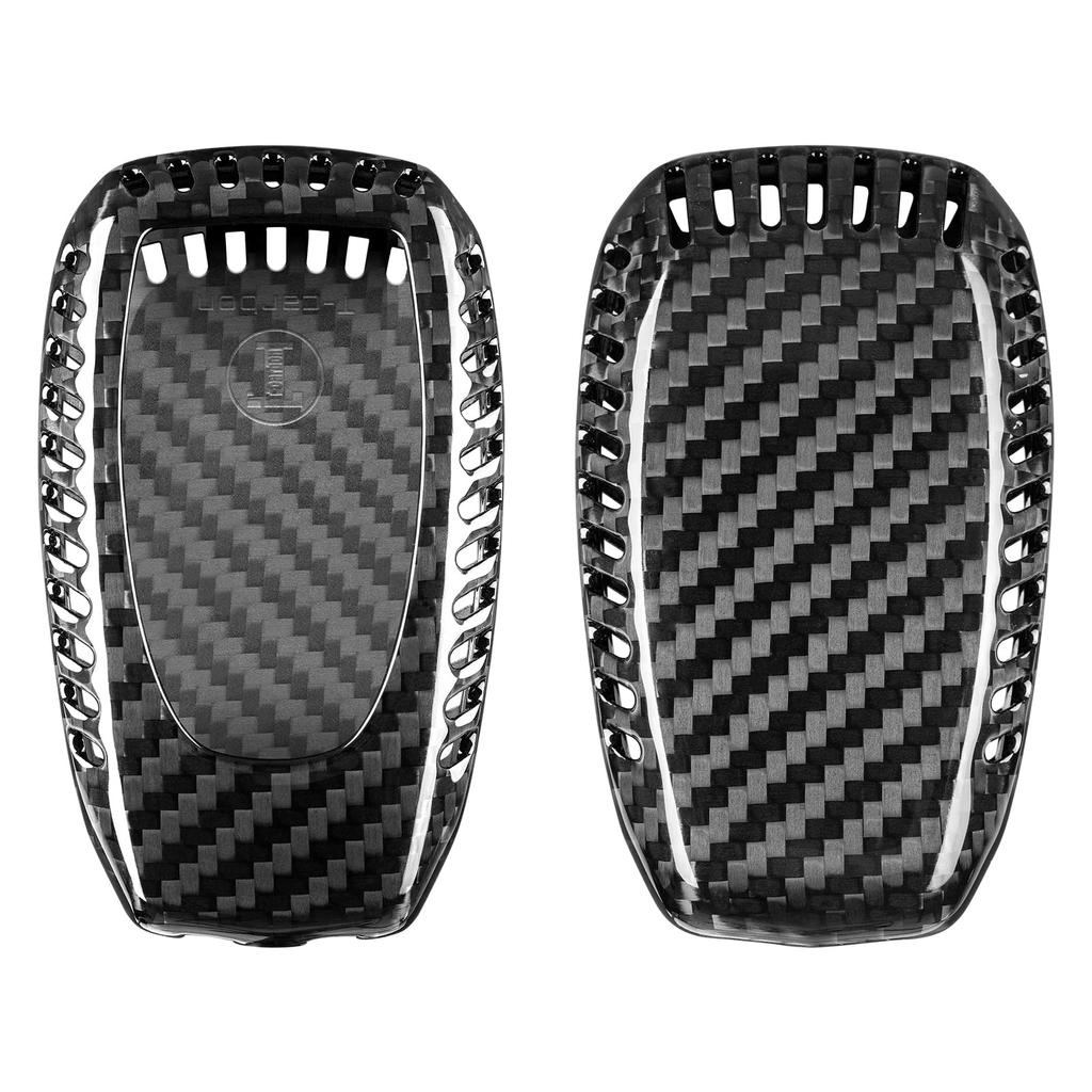Genuine Subaru Carbon Fiber Key Case Cover for and Black Key Fob [T-carbon] BRZ, XV, Outback, Forester, Ascent, Crosstrek, WRX, GT86. Shell.