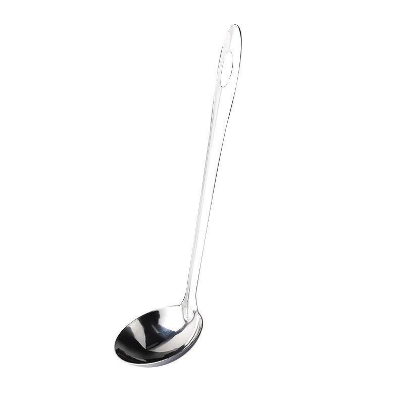 Stainless Steel Long Handle Slotted Spoon with Hook