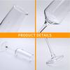 Champagne Glasses Set of 8, 8oz Clear Flutes for Wedding, Party, Prosecco & Mimosas