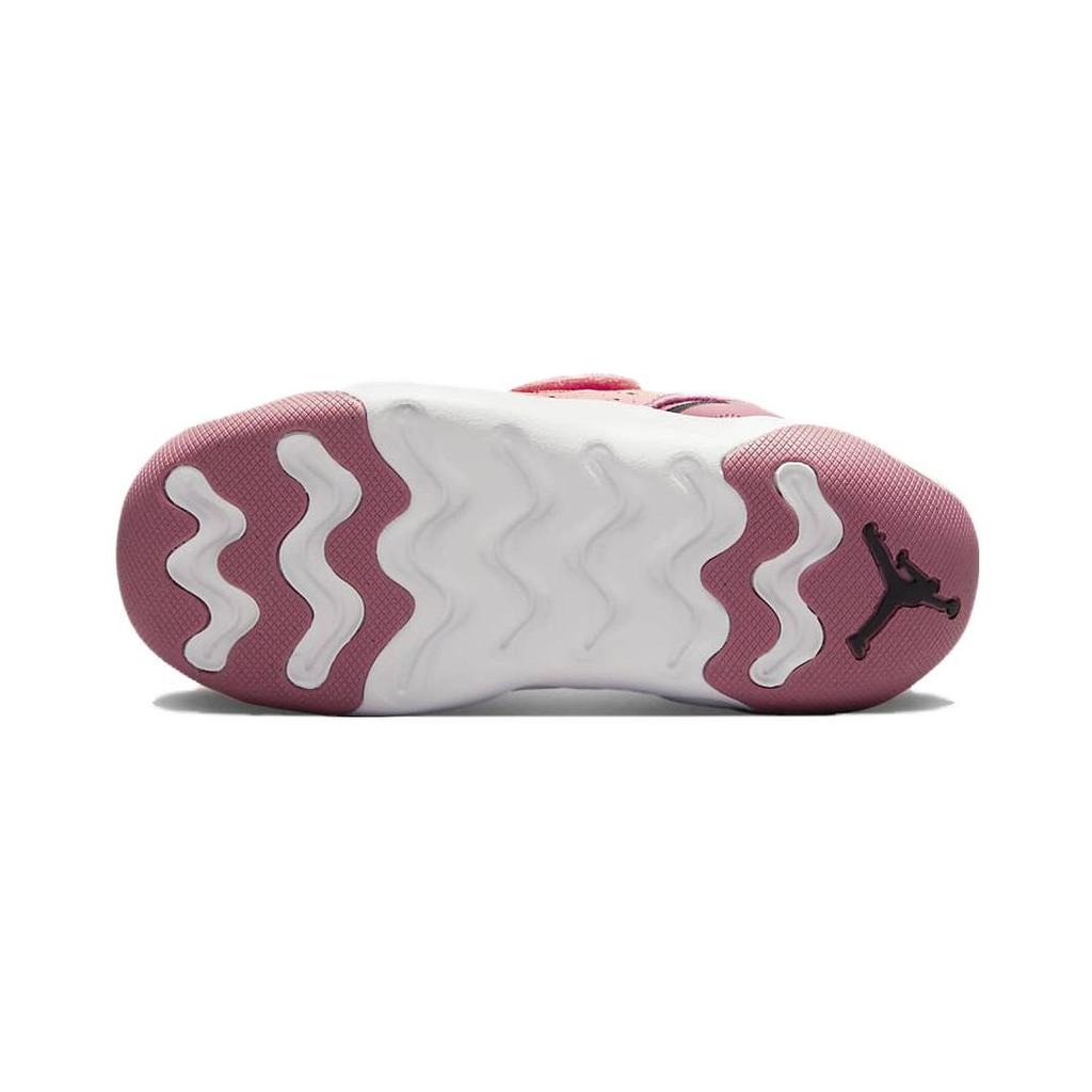 Jordan 23/7 Slip Resistant Cushioning Low top Children's Basketball Shoes Pink White Children Aged 3 7 Years Old DQ9293-616