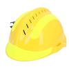 Hard Hat   Lining Heat Resistant Shock Absorbing Slotted Construction   Work Helmet