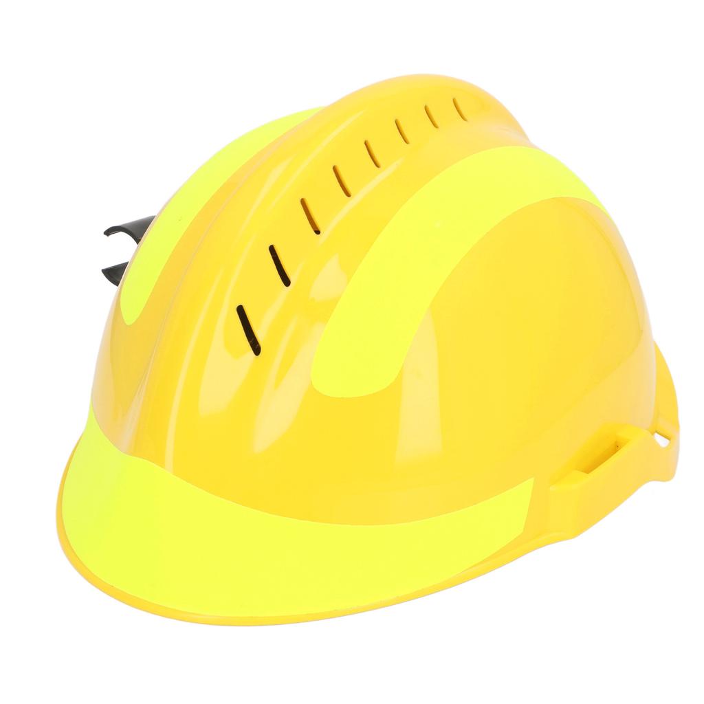 Hard Hat   Lining Heat Resistant Shock Absorbing Slotted Construction   Work Helmet
