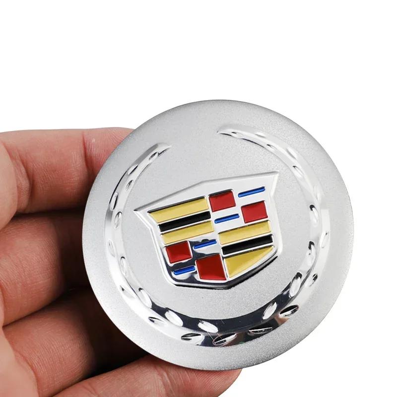 4pcs 56mm Car Wheel Center Hub Cap Rim Emblem Stickers For Cadillac XT5 CTS BLS SLS XTS SRX Escalade Deville Exterior Decor