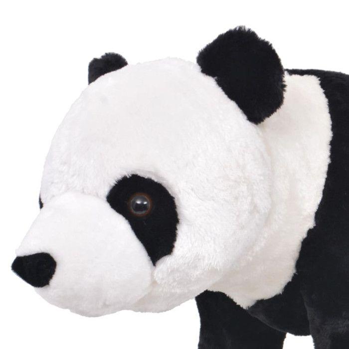 VidaXL Jouet en peluche Panda Noir et blanc XXL 91339