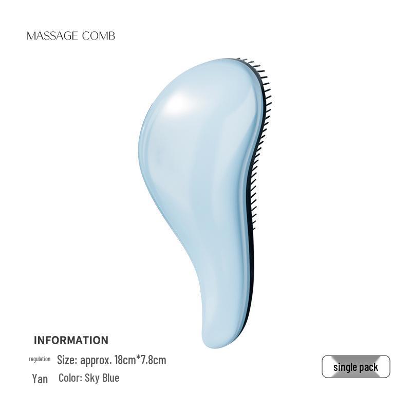 

Расческа-подушка TT Princess: Антистатичный, Пушистый, Портативный, для Длинных Волос и Наращивания