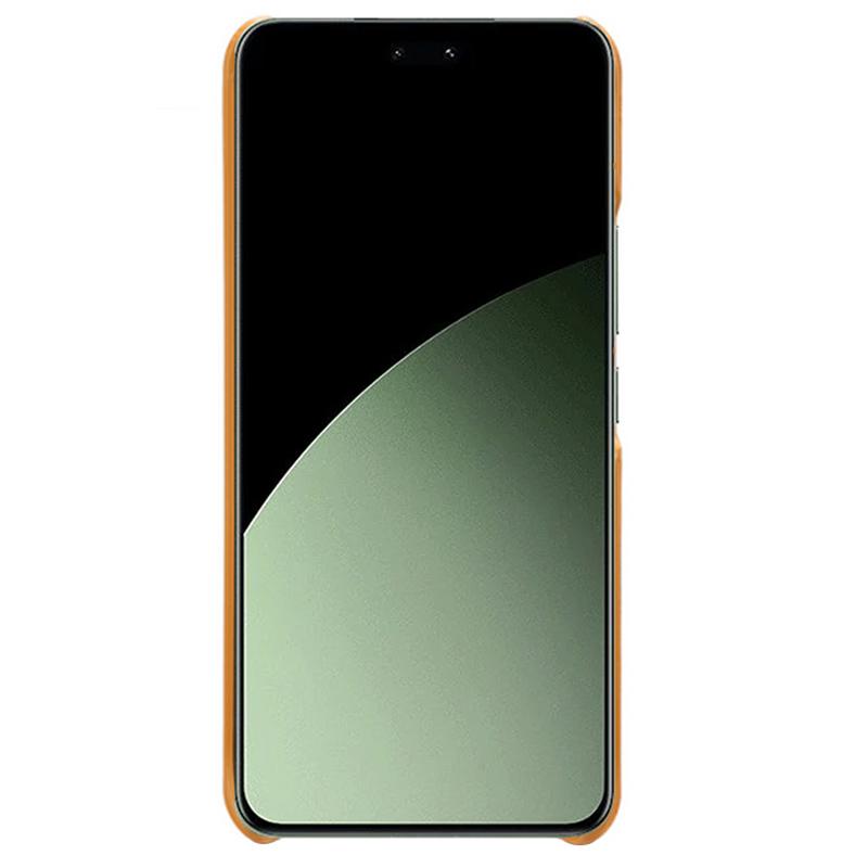 Para Xiaomi Civi 4 Pro 5G/14 Civi 5G Capa PC Rígido Revestido em Couro Textura de Bezerro À Prova de Choque Capa de Telefone