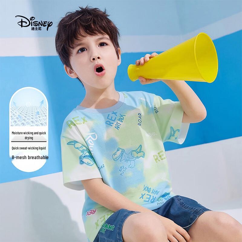 Disney Boys  Quick-Dry Short Sleeve T-Shirt 140