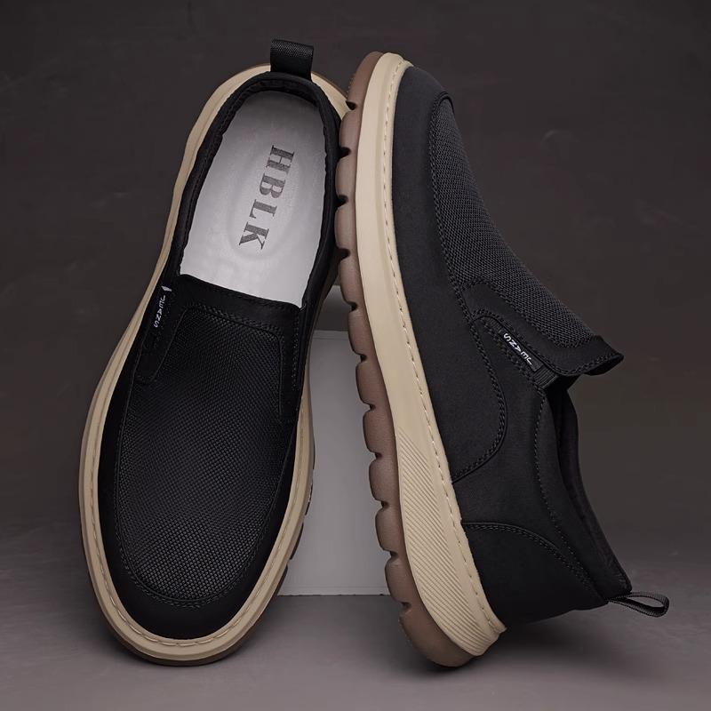 Herren Atmungsaktive Mesh Slip-On Canvas Schuhe - Leicht, Schnelltrocknend, Geruchshemmend