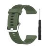 Solid Color Silicone Replacement Watch Strap for Garmin Forerunner 745