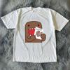 New Summer 2026 CollectionTShirts Featuring Cute Cartoon PrintsY2k StyleLoose FitCrew NeckUnisexSuitable For Any Occasion