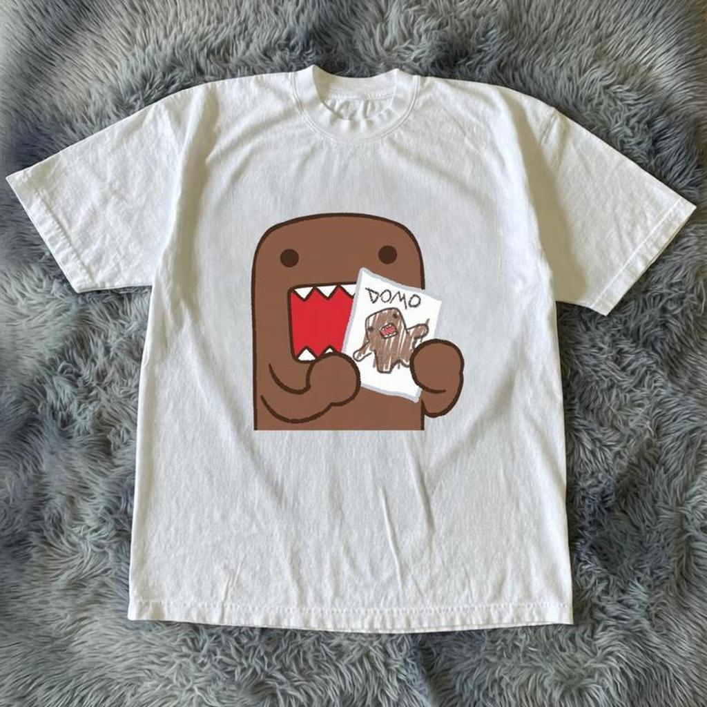New Summer 2026 CollectionTShirts Featuring Cute Cartoon PrintsY2k StyleLoose FitCrew NeckUnisexSuitable For Any Occasion