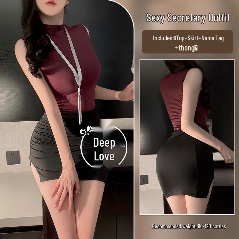 Svodné spodní prádlo Bodycon šaty: Čistá touha Sekretářský a Letuškovský styl