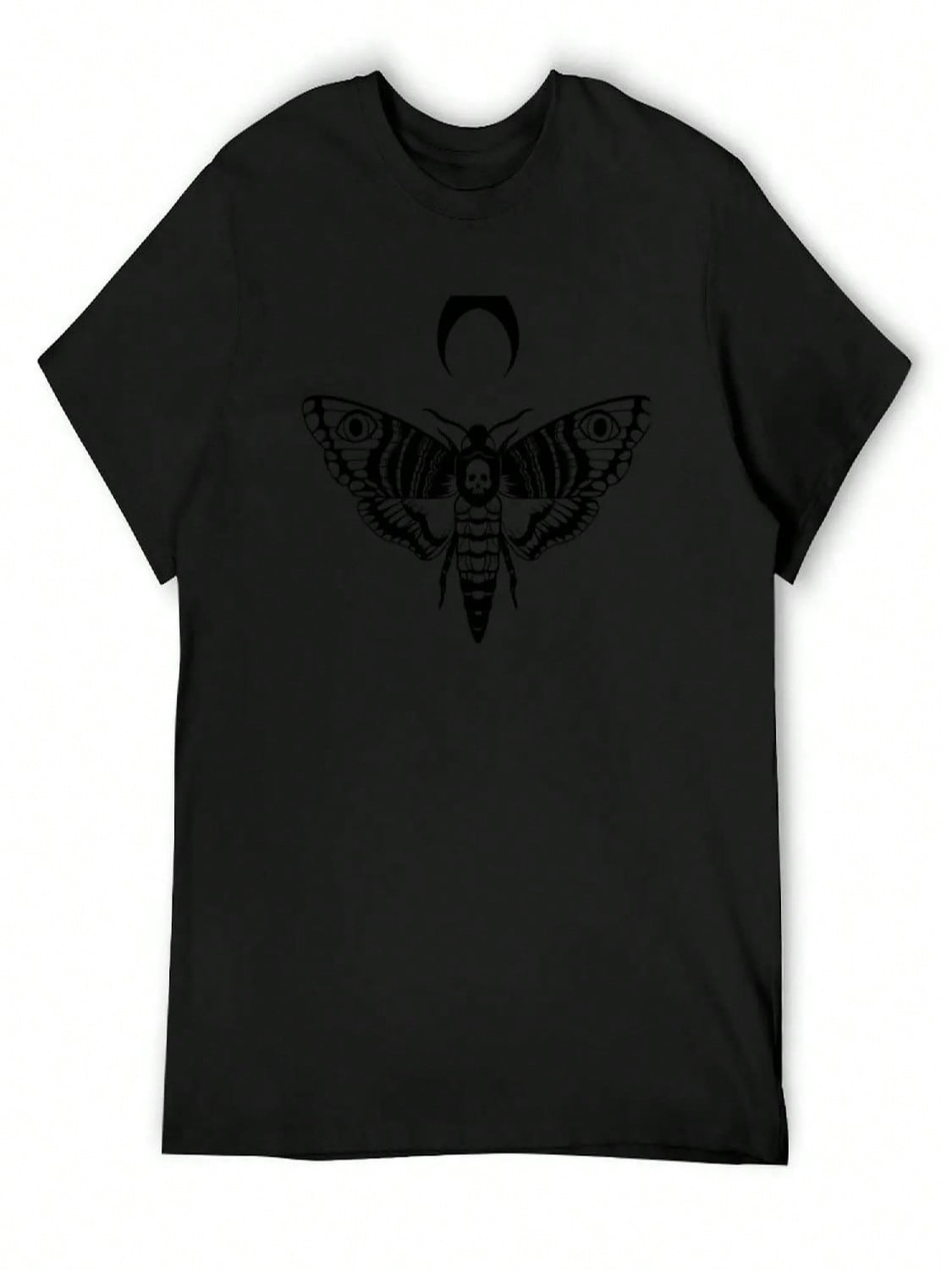 Death s Head Moth T-Shirt Man T Shirt Luxury T-Shirt Cotton Man T-Shirts unisexs Cotton T Shirts S разноцветный