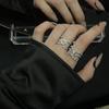 Personalized Chain, Diamond-Set Open Ring, Light Luxury, Super Flash, High-End Sense Of Fashion, Unique And Exquisite Fashion Ring For Women
