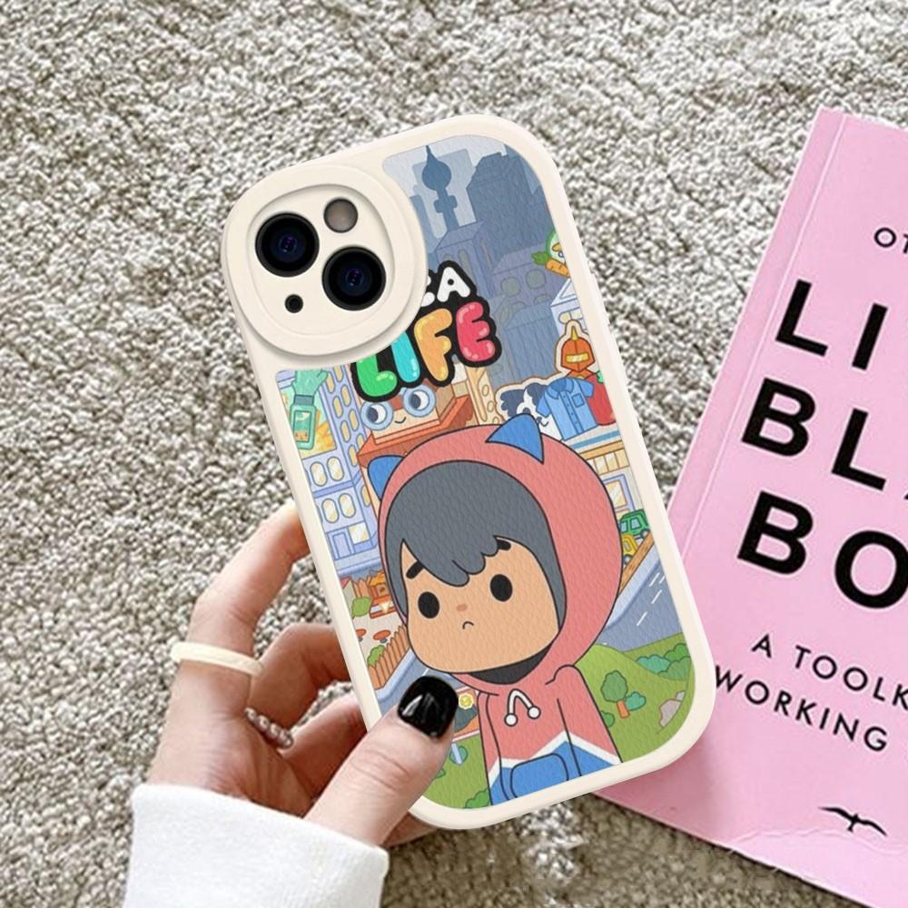 Toca Boca Toca Life World Phone Case Hard Leather For iPhone 14 13 12 Mini 11 14 Pro Max Xs X Xr 7 8 Plus Fundas