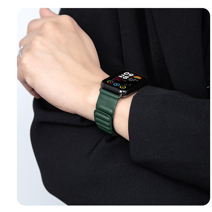 Für Redmi Watch 4 Armband aus Silikon mit magnetischer Schleife für Xiaomi Band 8 Pro Smart Armband