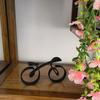 2Pcs 3D Printed Abstract Bike Figurine Minimalist Modern Bicycle Statue Sculpture Home Office Bookshelf Desktop Decoration