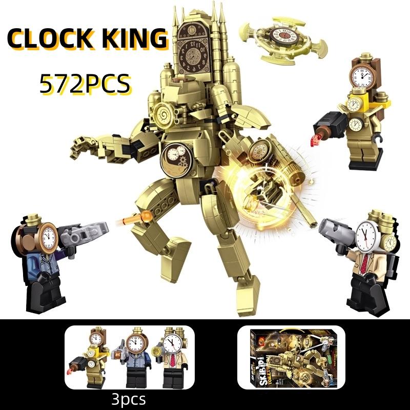 Skibidi Mutant Titan Camera Building Block Cartoon or Game Doll Kids Toys Speaker Camera Titan TV Clock Toilet Bricks Man Model