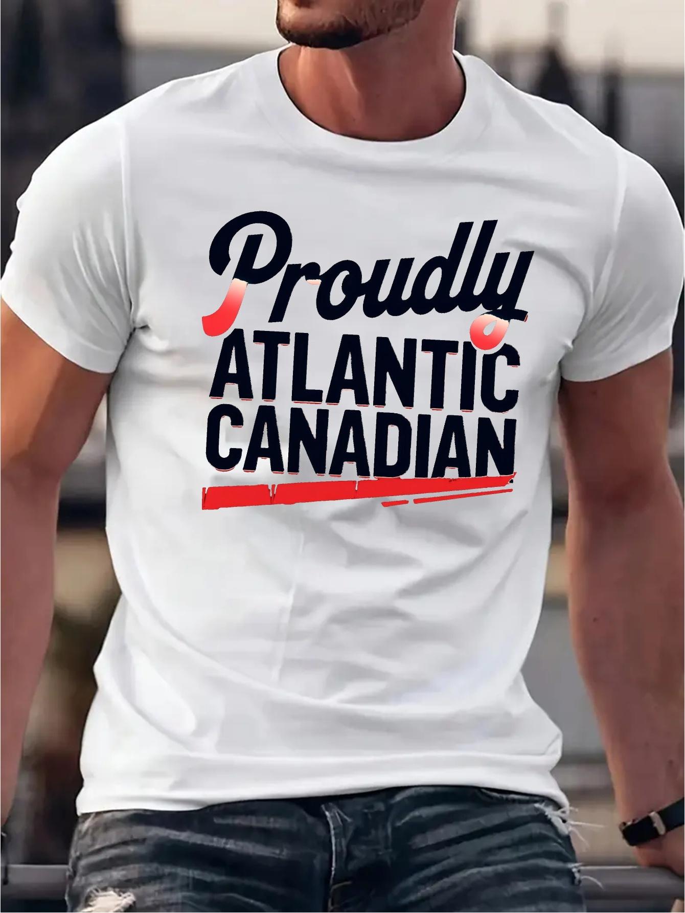 Proudly Atlantic Canadian  Graphic T-shirt - 610 Blend XXXXL