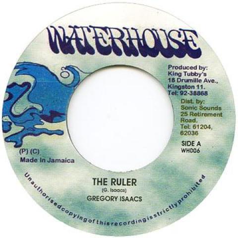 

7inch Record GREGORY ISAACS - The Ruler WH006 Waterhouse 1987 UK Reggae, Ska & Dub