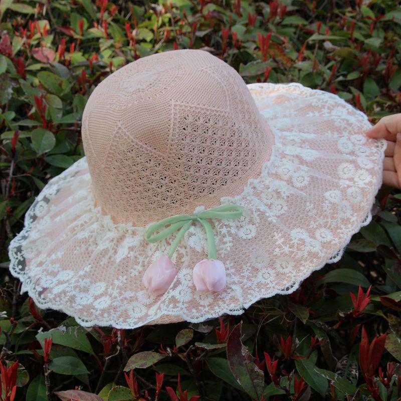 Women's Versatile Sun Protection Straw Hat, Summer 2026 Fashion, Wide Brim for Outdoor and Street Wear