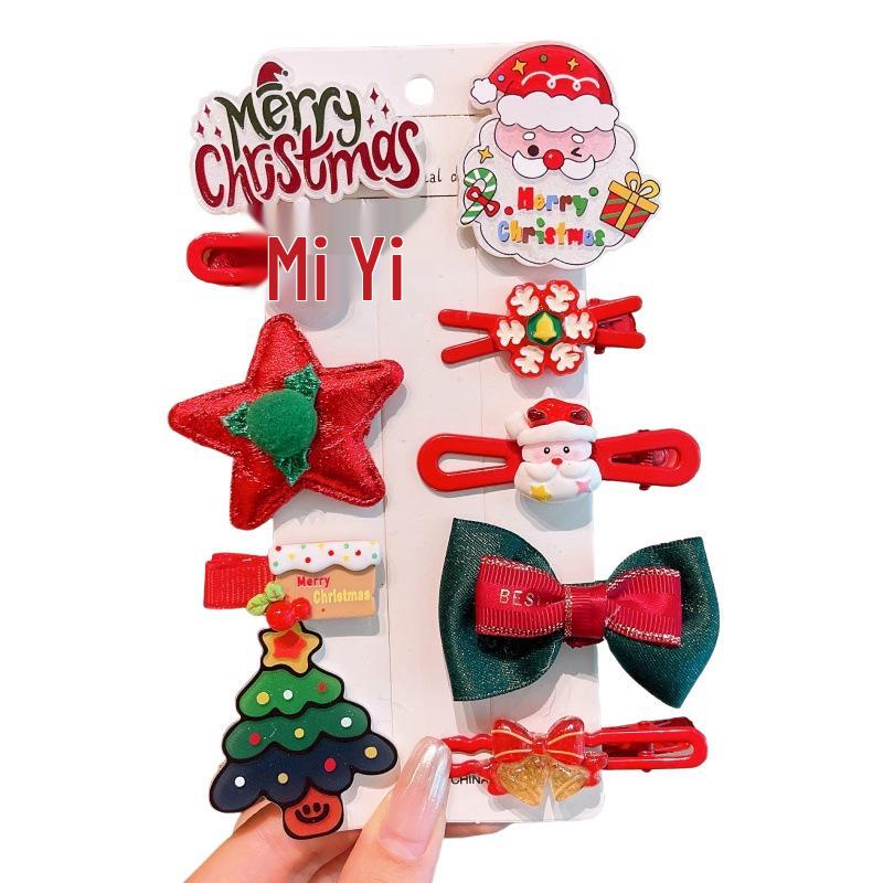 2025 Christmas Antler Hair Clips for Kids - Festival Performance Accessory for Girls