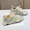 Fashion 2025 Brand Ladies Shoes Lace-up Women's Vulcanize Shoes Fashion Color Matching Casual New Breathable Comfortable Mesh Sneakers