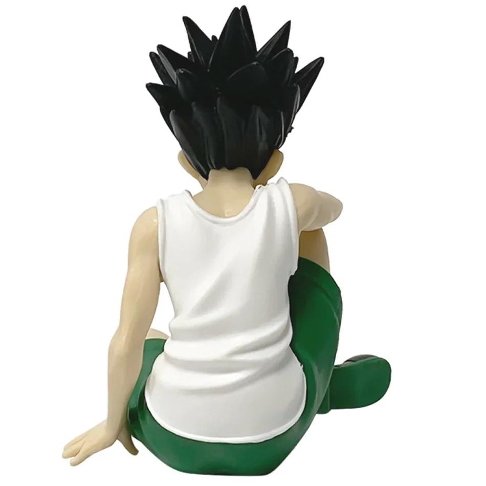 Anime Pg Hunter×hunter Gon Freecss Killua Zoldyck Statue Sitting Figure Pvc Model Collection Desktop Car Ornament Adult Toy