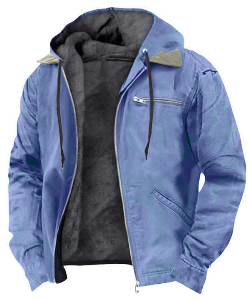 2026 Herren Retro Winter Arbeitsjacke für Outdoor Wandern und Freizeit