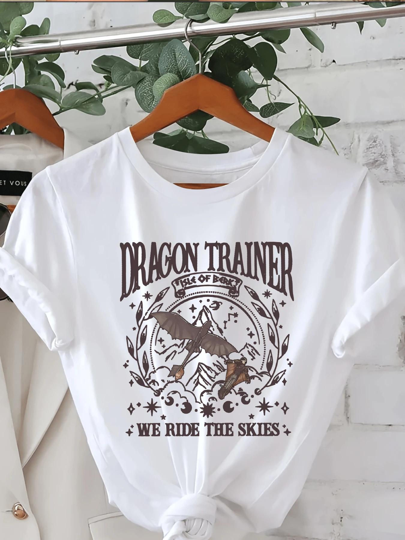 

How To Train Your Dragon Graphic Print Womens TShirt Casual Top For Summer And Spring Fashionable And Comfortable TShirt S