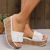 All-Match Women's Sandals, Summer Light Platform High Heels Shoes with Open Toe