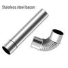 Stainless Steel Outdoor Wood Stove Chimney Elbow for Ventilation and Heating