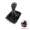 Auto Parts 5/6 Speed Gear Shift Knob With PU Leather Boot For Mercedes Benz W204 C204 C63 C300 C250 W207 A207 W212 2007-2013