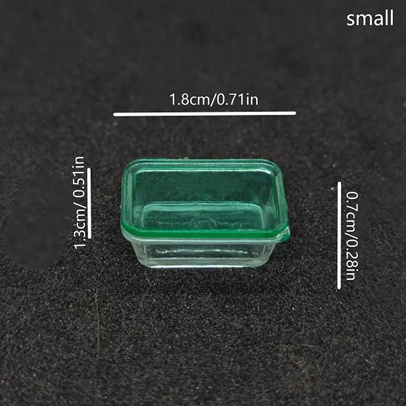 Miniature Dollhouse Crispers Silicone Mold Dollhouse Kitchen Tableware Accessories Pretend Play Toys