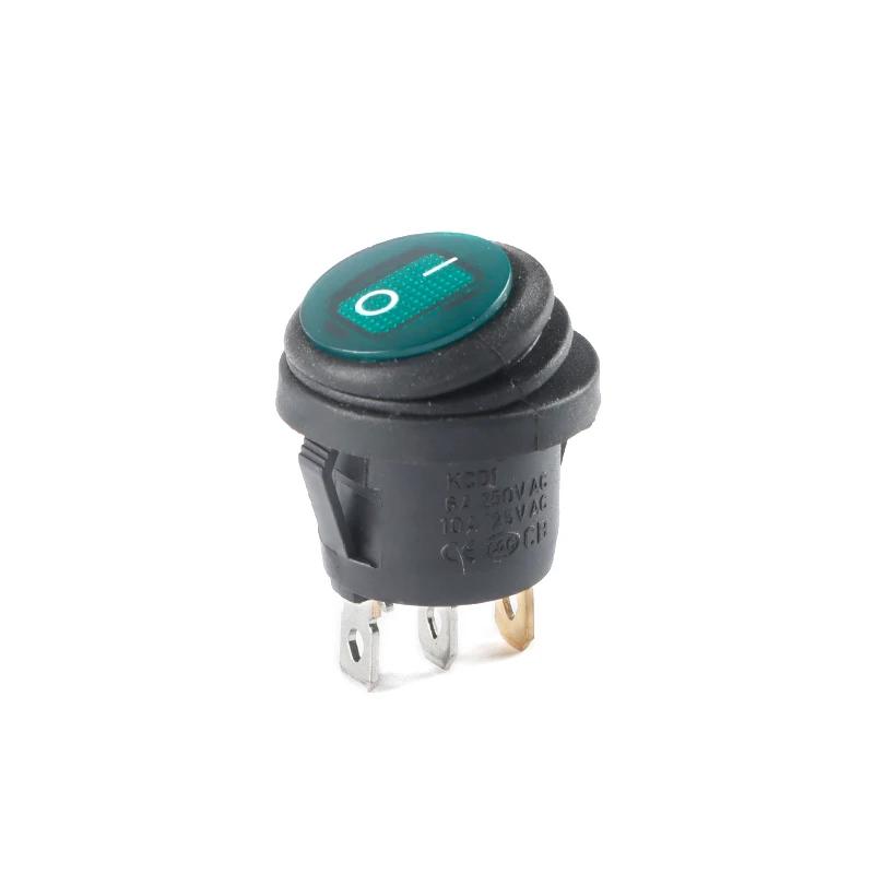 1PCS/lot KCD1 Marine Auto Boat Toggle Rocker Switch 10A 125V 250V AC Sealed Waterproof ON/OFF Power Mini Toggle Switch