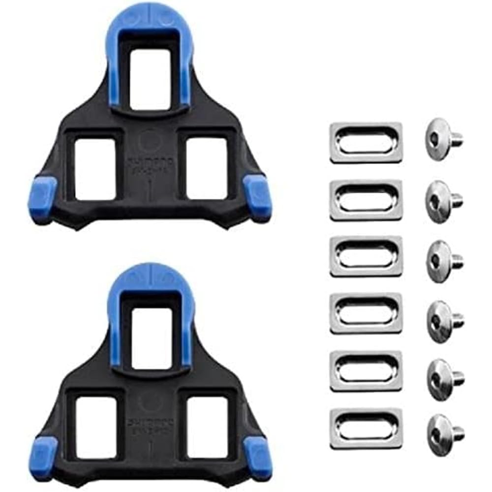 Shimano SM-SH12 SPD-SL Cleats Front Center Pivoting Mode Blue Compatible with PD-R9100 R9000 R8000 6800 R7000 5800