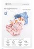 Zertifizierte Baumwoll-Dreieckunterwäsche für Mädchen - Atmungsaktive Baby-Shorts im europäischen und amerikanischen Stil