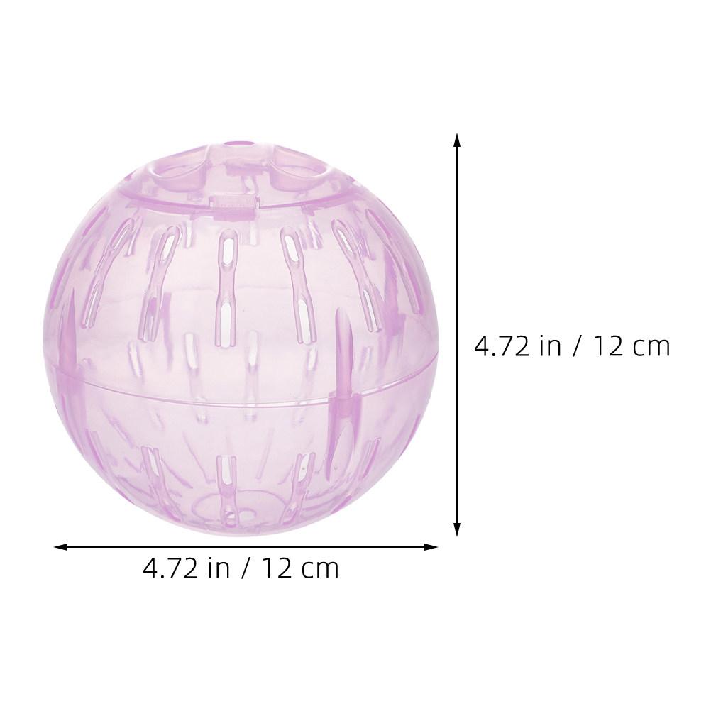 Clear Hamster Exercise Ball Durable ABS Material Small Size Compact for Dwarf Hamster Running Fitness Supplies