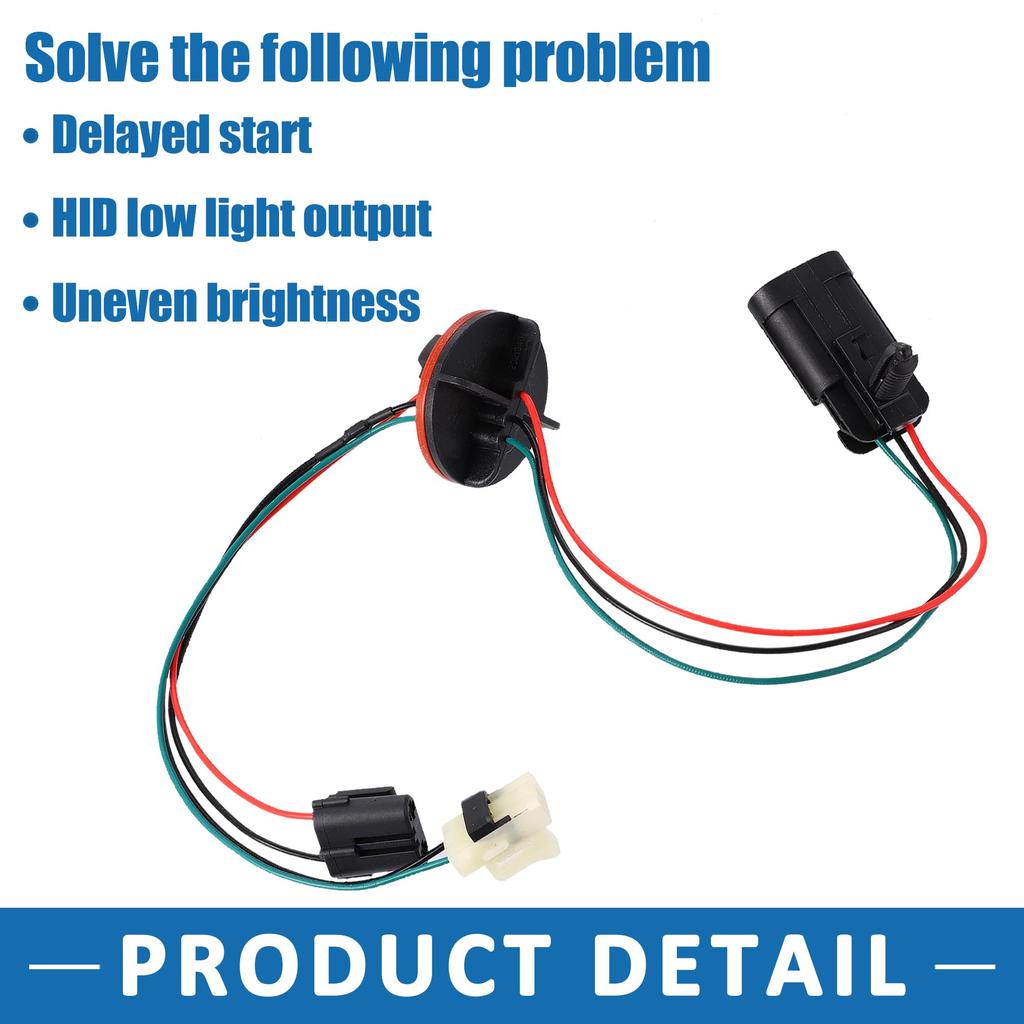 ABSOPRO Headlight Wire Harness 68193062AB 628193062AA Compatible with Honda R Am 1500 2 Pieces 2011-2017,